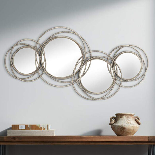 Abstract Circle Decorative Wall Mirror