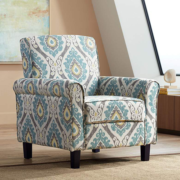 Multi Color Floral Chair
