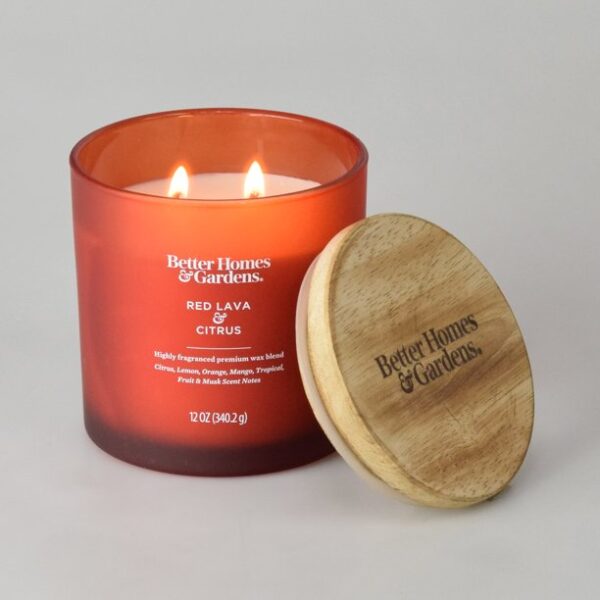 Red Lava Citrus Scented Candle - 12oz.