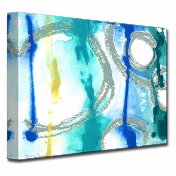 Blue Abstract Canvas Print - 30" x 20"