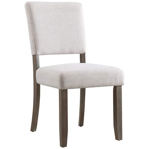 Ash Grey Tweed Dining Chairs - Set of 2