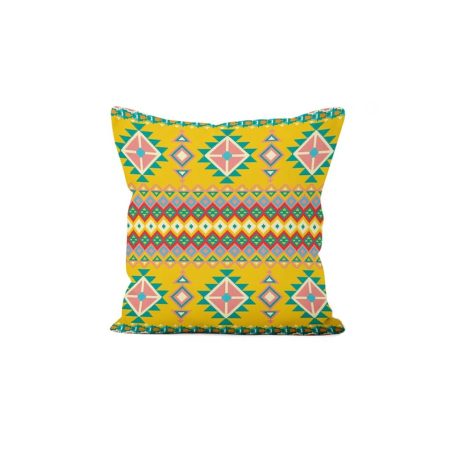 Geometric Multi-Color Accent Pillows - 4 Colors