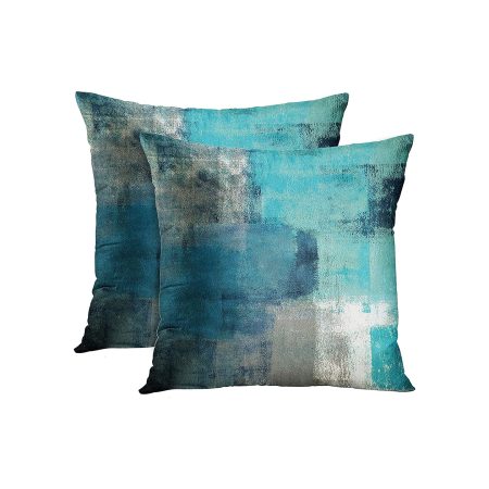 Turquoise Accent Pillows - Set of 2