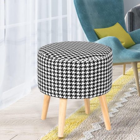 Black & White Ottoman - Multipurpose