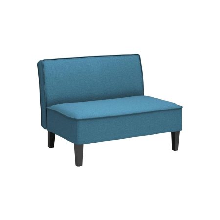 Armless Love Seat Sofa - 4 Colors