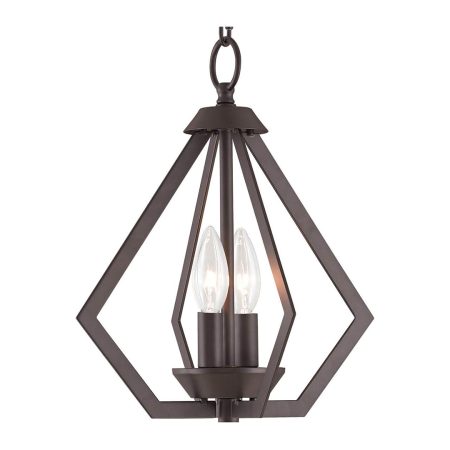 Bronze Finish Industrial Chandelier